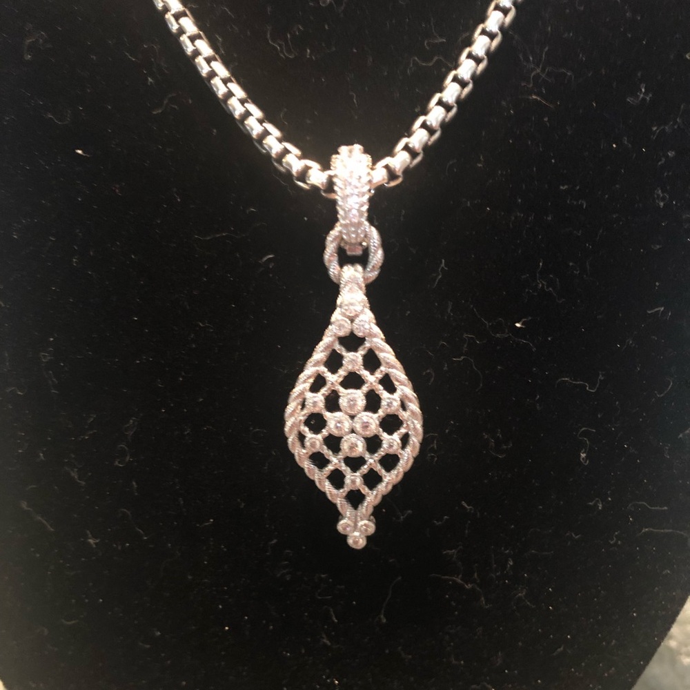 Judith Ripka Silver & Diamonique Enhancer